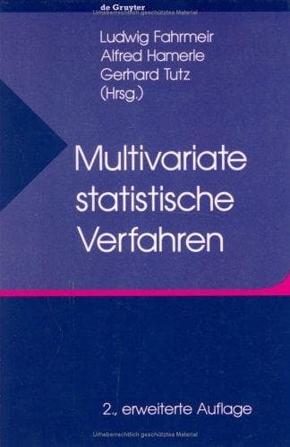 Tapa de Multivariate Statistische Verfahren