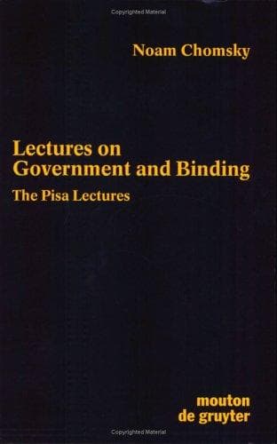 Tapa de Lectures on government and binding