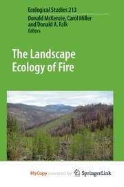 Tapa de The Landscape Ecology of Fire