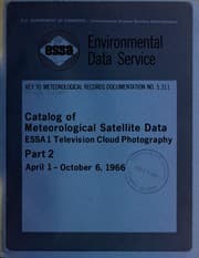 Tapa de Catalogue of meteorological satellite data