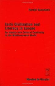 Tapa de Early civilization and literacy in Europe