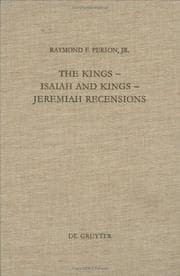 Tapa de The Kings-- Isaiah and Kings-- Jeremiah recensions