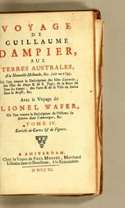 Tapa de Voyage de Mr. Wafer, où l'on trouve la description de l'Isthme de l'Amerique