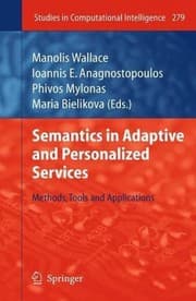 Tapa de Semantics in adaptive and personalized services