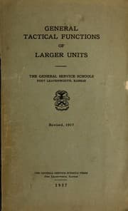 Tapa de General tactical functions of larger units