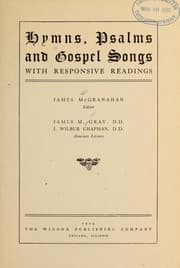 Tapa de Hymns, Psalms and gospel songs