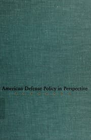 Tapa de American defense policy in perspective