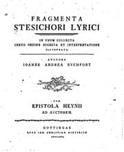 Tapa de Fragmenta Stesichori lyrici