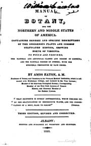 Tapa de Manual of botany, for the northern and middle states of America