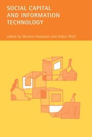 Tapa de Social capital and information technology