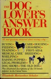 Tapa de The dog lover's answer book