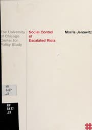 Tapa de Social control of escalated riots