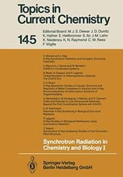 Tapa de Synchrotron Radiation in Chemistry and Biology I