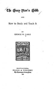 Tapa de The busy man's Bible