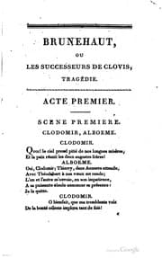 Tapa de Brunehaut, ou, Les successeurs de Clovis