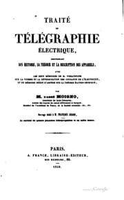 Tapa de Traité de télegraphie électrique