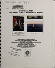 Tapa de Boston Harbor 1999 water quality assessment report