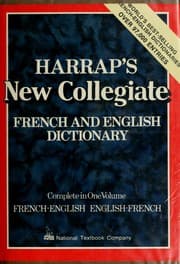 Tapa de Harrap's modern college French and English dictionary