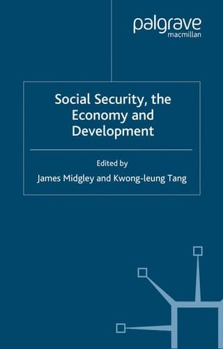Tapa de Social security, the economy and development