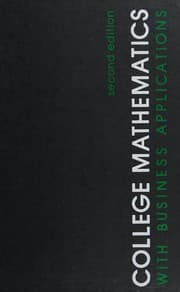Tapa de College mathematics with business applications