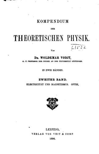 Tapa de Kompendium der theoretischen Physik