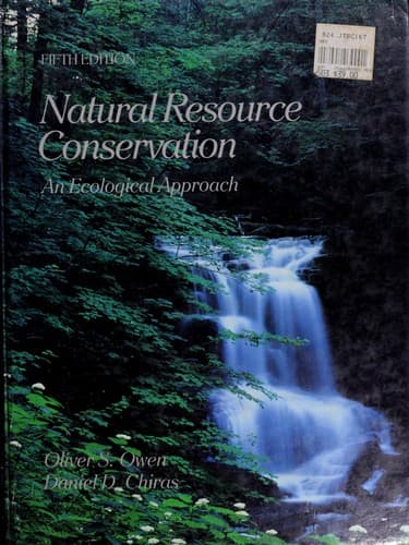 Tapa de Natural resource conservation
