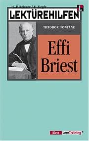 Tapa de Lektürehilfen Theodor Fontane "Effi Briest"