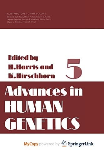 Tapa de Advances in Human Genetics