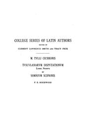 Tapa de M. Tvlli Ciceronis Tvscvlanarvm dispvtationvm liber primvs et Somnivm Scipionis