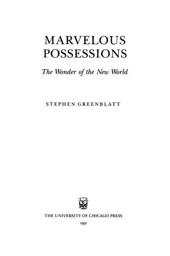 Tapa de Marvelous possessions