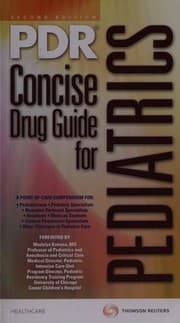 Tapa de PDR concise drug guide for pediatrics