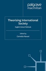 Tapa de Theorising international society