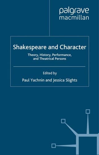 Tapa de Shakespeare and character