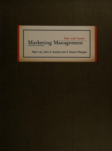 Tapa de Marketing management