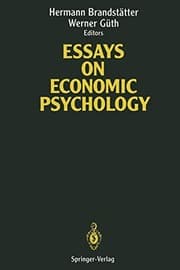 Tapa de Essays on economic psychology