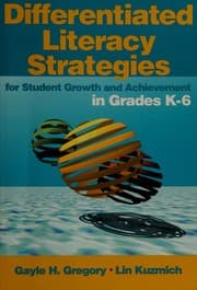 Tapa de Differentiated Literacy Strategies for Student Growth and Achievement in grades K-6