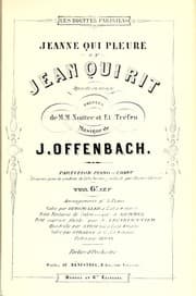 Tapa de Jeanne qui pleure et Jean qui rit