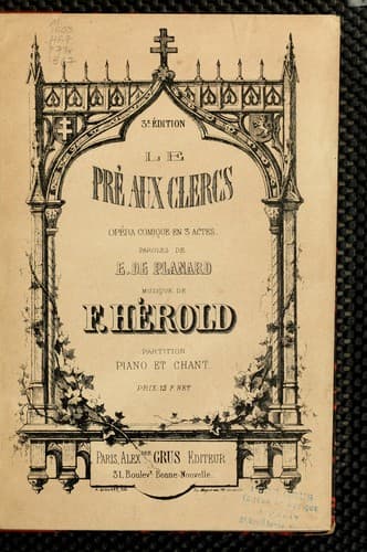 Tapa de Le pré aux clercs