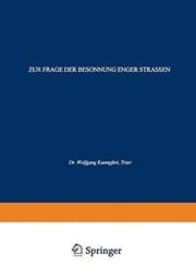 Tapa de Zur Frage der Besonnung Enger Strassen