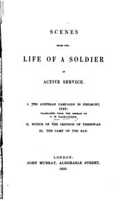 Tapa de Scenes from the Life of a Soldier in Active Service: The Austrian Campaign ..