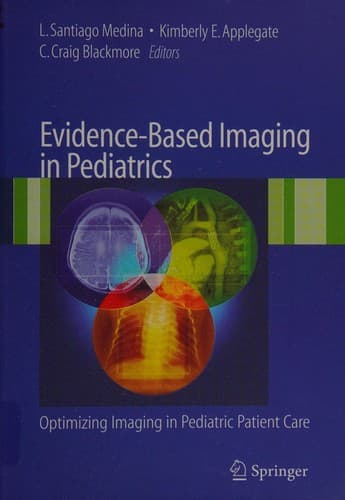 Tapa de Evidence-based imaging in pediatrics