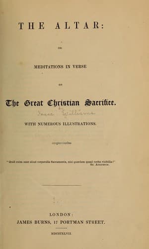Tapa de The altar