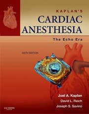Tapa de Kaplan's cardiac anesthesia