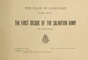 Tapa de The plan of campaign for 1893