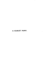 Tapa de A Scarlet Poppy: And Other Stories