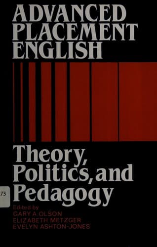 Tapa de Advanced placement English