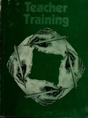 Tapa de Teacher training