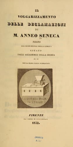 Tapa de Il volgarizzamento delle Declamazioni
