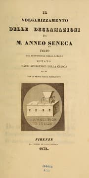 Tapa de Il volgarizzamento delle Declamazioni