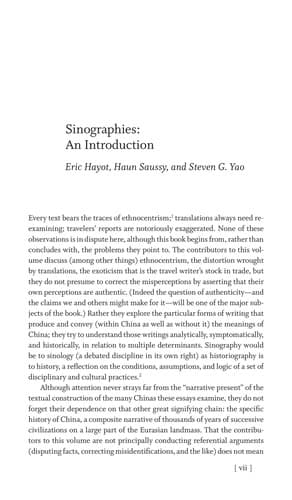 Tapa de Sinographies